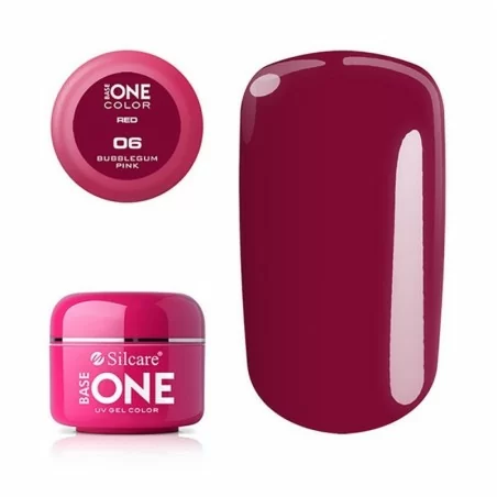 Base one - Color - RED - UV Gel - Bubblegum Pink - 06 - 5 gram