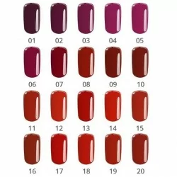 Base one - Color - RED - UV Gel - Red Hot Chili Peppers - 12 -5g - UV-gel Alla -glamandbeauty.se