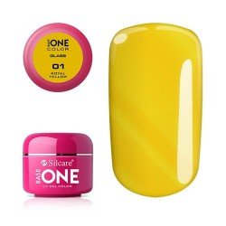 Base one - Color - Glass - UV Gel - Royal Yellow - 01 - 5 gram - UV-gel Glass -glamandbeauty.se Base one - Color - Glass - UV Gel - Royal Yellow - 01 - 5 gram - UV-gel Glass -glamandbeauty.se