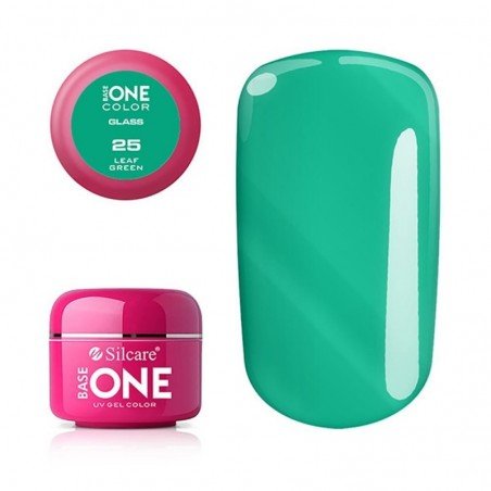 Base one - Color - Glass - UV Gel - Leaf Green - 25 - 5 gram