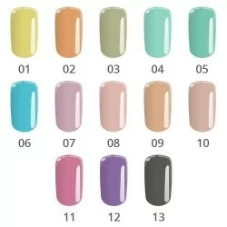 Base One - UV Gel - Pastel Shades - Dirty Pink - 10 - 5 gram - UV-gel Pastel -glamandbeauty.se