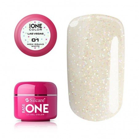 Base One - UV Gel - Las Vegas - MGM Grand White - 01 - 5 gram
