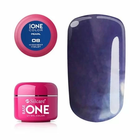 Base one - UV Gel - Pearl - Midnight Violet - 08 - 5 gram
