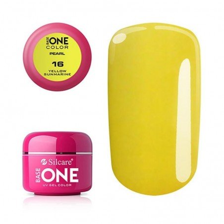Base one - UV Gel - Pearl - Yellow Sunmarine - 16 - 5 gram