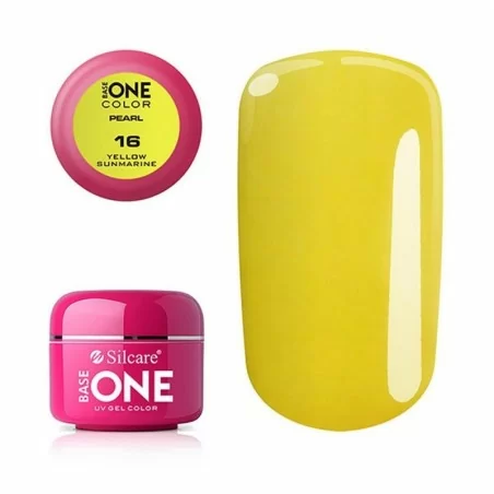 Base one - UV Gel - Pearl - Yellow Sunmarine - 16 - 5 gram