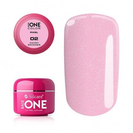 Base One - UV Gel - Pixel - Candy shimmer - 02 - 5 gram