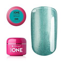 Base One - UV Gel - Metallic - Turquiose - 06 - 5 gram - UV-gel Metallic -glamandbeauty.se Base One - UV Gel - Metallic - Turquiose - 06 - 5 gram - UV-gel Metallic -glamandbeauty.se