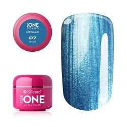 Base One - UV Gel - Metallic - Blue - 07 - 5g - UV-gel Metallic -glamandbeauty.se Base One - UV Gel - Metallic - Blue - 07 - 5g - UV-gel Metallic -glamandbeauty.se