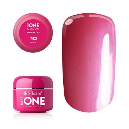 Base One - UV Gel - Metallic - Pink - 10 - 5 gram
