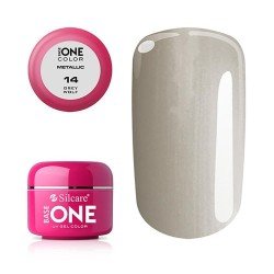Base One - UV Gel - Metallic - Grey Wolf - 14 - 5 gram - UV-gel Metallic -glamandbeauty.se Base One - UV Gel - Metallic - Grey Wolf - 14 - 5 gram - UV-gel Metallic -glamandbeauty.se