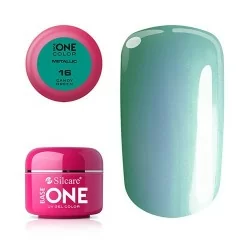 Base One - UV Gel - Metallic - Candy Green - 16 - 5g - UV-gel Metallic -glamandbeauty.se