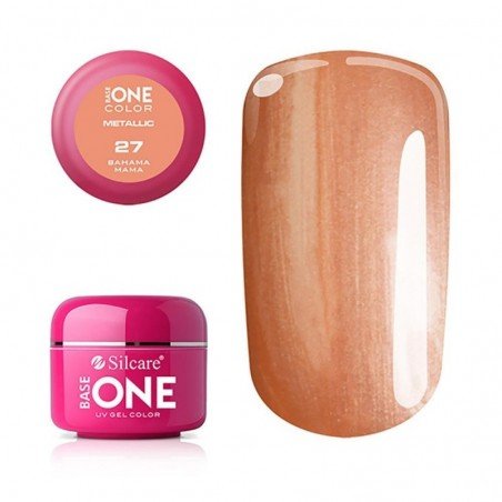 Base One - UV Gel - Metallic - Bahama Mama - 27 - 5g