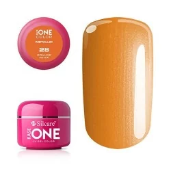 Base One - UV Gel - Metallic - Orange Juice - 28 - 5g - UV-gel Metallic -glamandbeauty.se