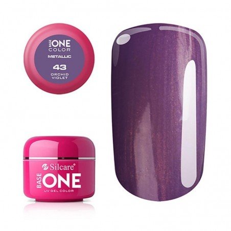 Base One - UV Gel - Metallic - Orchid Violet - 43 - 5g
