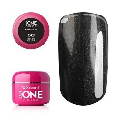 Base One - UV Gel - Metallic - Black Velvet - 50 - 5g - UV-gel Metallic -glamandbeauty.se Base One - UV Gel - Metallic - Black Velvet - 50 - 5g - UV-gel Metallic -glamandbeauty.se
