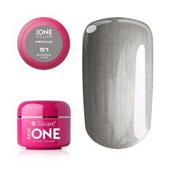 Base One - UV Gel - Metallic - Shadow Line - 51 - 5g - UV-gel Metallic -glamandbeauty.se