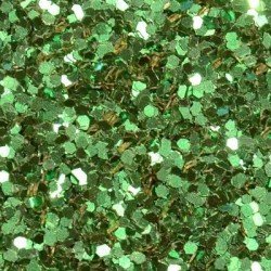 Kelly GREEN Glitter Hex - 1mm - Storlek 0.8-3.0mm -glamandbeauty.se
