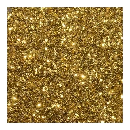 Gold Glitter Hex - 0.2mm