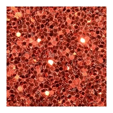 Red Glitter Hex - 1mm