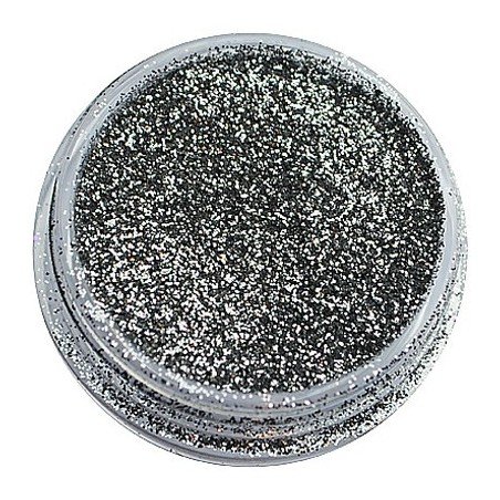 Stunning silver glitter - Hex - 0,15 mm