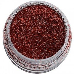 Blood red glitter - Hex - 0,2 mm - Storlek 0.8-3.0mm -glamandbeauty.se
