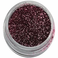 Dark pink glitter - Hex - 0,2 mm - Storlek 0.8-3.0mm -glamandbeauty.se