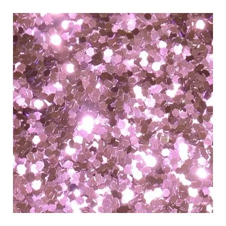 Lavender Glitter Hex - 1mm