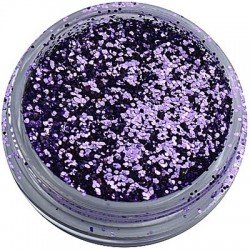 Lavender Glitter - Hex - 0,2 mm - Storlek 0.8-3.0mm -glamandbeauty.se