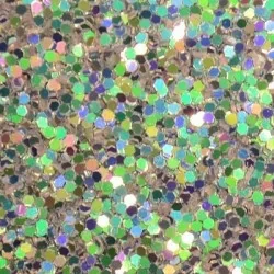 Silver Holographic Glitter Hex - 1mm - Storlek 0.8-3.0mm -glamandbeauty.se