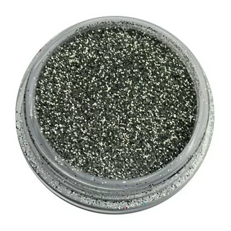 Glitter matte aluminium - Hex - 0,2 mm