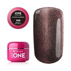 Base one - UV Gel - Mystic Aurora - Brown Sparkle - 02 - 5 gram - UV-gel Mystic Aurora & Galaxy -glamandbeauty.se