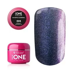 Base one - UV Gel - Mystic Aurora - Violet Sparkle - 04 - 5 gram - UV-gel Mystic Aurora & Galaxy -glamandbeauty.se