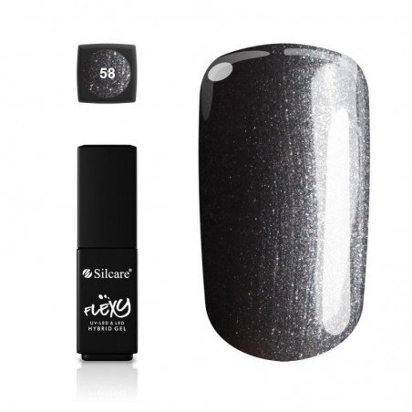 Silcare - Flexy - Hybrid gel - Color: 58 - 4,5 gram