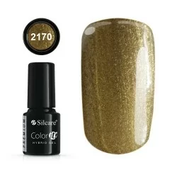 Gellack - Hybrid Color IT Premium - Gold - 2170 - Silcare - CIP - Gold / Silver -glamandbeauty.se