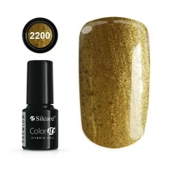 Gellack - Hybrid Color IT Premium - Gold - 2200 - Silcare - CIP - Gold / Silver -glamandbeauty.se