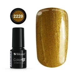 Gellack - Hybrid Color IT Premium - Gold - 2220 - Silcare - CIP - Gold / Silver -glamandbeauty.se