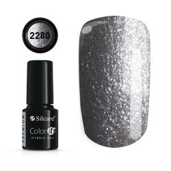 Gellack - Hybrid Color IT Premium - Silver - 2280 - Silcare - CIP - Gold / Silver -glamandbeauty.se Gellack - Hybrid Color IT Premium - Silver - 2280 - Silcare - CIP - Gold / Silver -glamandbeauty.se