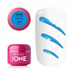 Base One - UV Gel - Paint Gel - Blue - 07 - 5 gram - UV-gel Paint Gel -glamandbeauty.se Base One - UV Gel - Paint Gel - Blue - 07 - 5 gram - UV-gel Paint Gel -glamandbeauty.se