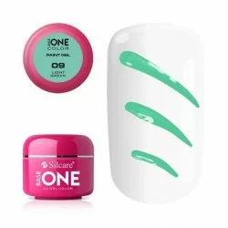 Base One - UV Gel - Paint Gel - Light Green - 09 - 5 gram - UV-gel Paint Gel -glamandbeauty.se