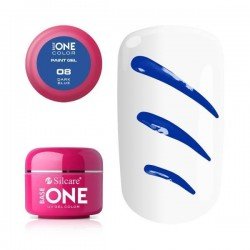 Base One - UV Gel - Paint Gel - Dark Blue - 08 - 5 gram - UV-gel Paint Gel -glamandbeauty.se Base One - UV Gel - Paint Gel - Dark Blue - 08 - 5 gram - UV-gel Paint Gel -glamandbeauty.se