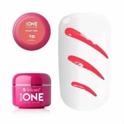 Base One - UV Gel - Paint Gel - Coral - 15 - 5 gram - UV-gel Paint Gel -glamandbeauty.se