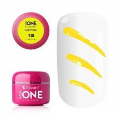 Base One - UV Gel - Paint Gel - Yellow - 12 - 5 gram - UV-gel Paint Gel -glamandbeauty.se Base One - UV Gel - Paint Gel - Yellow - 12 - 5 gram - UV-gel Paint Gel -glamandbeauty.se