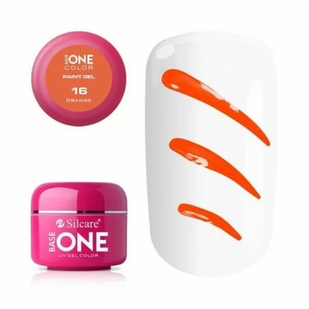 Base One - UV Gel - Paint Gel - Orange - 16 - 5 gram