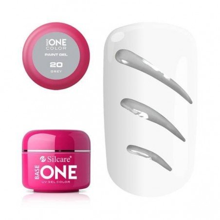 Base One - UV Gel - Paint Gel - Grey - 20 - 5 gram
