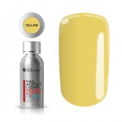 Akrylvätska - Silcare - Yellow - Medium Action Comfort - 50 ml - Akrylvätska -glamandbeauty.se