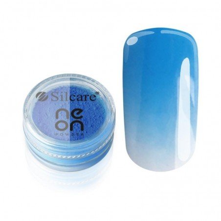 Silcare - Neon Pulver - 01 - Blå - 3 gram
