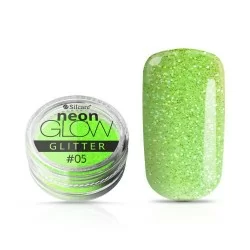 Silcare - Neon Glow Glitter - 05 - 3 gram - Neon pulver -glamandbeauty.se