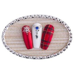 Penselställ / blandningsyta / display - Cirlel - Silver + Stenar - Displayer / Övningsmaterial -glamandbeauty.se Penselställ / blandningsyta / display - Cirlel - Silver + Stenar - Displayer / Övningsmaterial -glamandbeauty.se