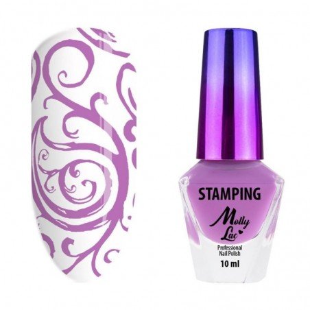 Mollylac - Stämplings lack - Lila - 06 - 10 ml