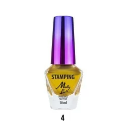 Mollylac - Stämplings lack - Gul - 04 - 10 ml - Nagellack -glamandbeauty.se